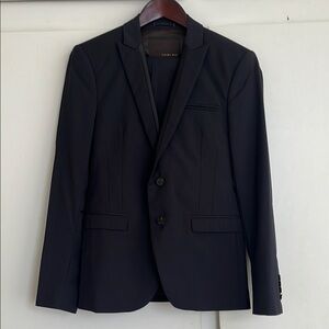 Zara Suit (cashmere/wool blend) with Notch Lapels